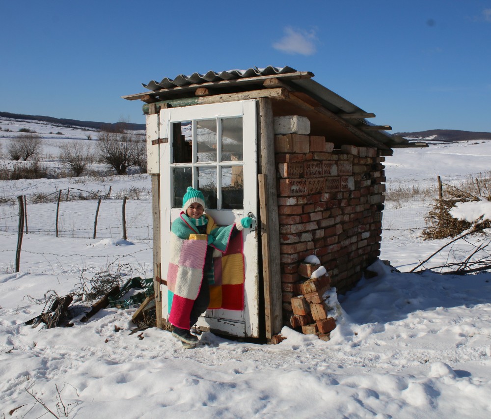 Many families don't have access to indoor plumbing which means trips to the washroom become more difficult in the winter.