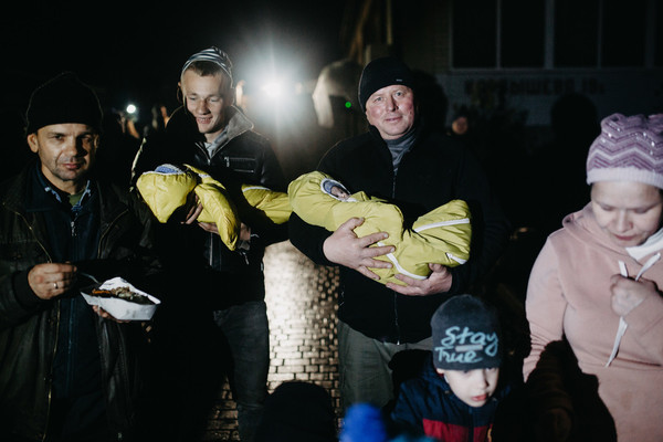 Many face nights with no light as power infrastructure has been badly damaged across Ukraine