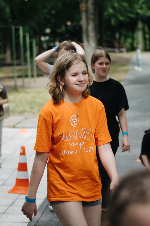 Sasha at Summer Camp in Ukraine