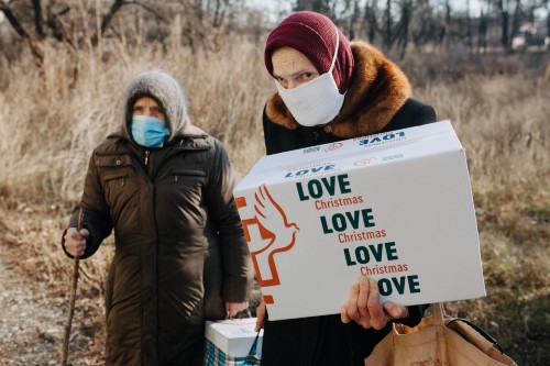 Delivering Operation Christmas Love Boxes in the conflict zone of Eastern Ukraine